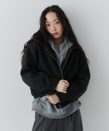 NUJOH | Modern Zip Short Jacket / モダンジップショートジャケット(ブルゾン)