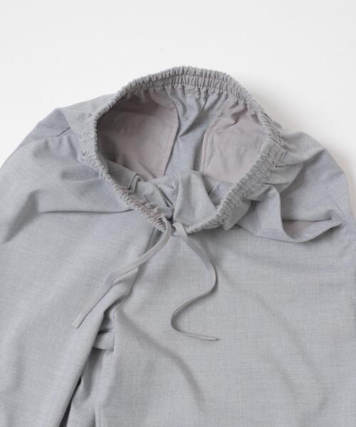 EKAL(エカル)の「ウールライクイージーワイドトラウザー(その他パンツ・レディース・チャコールグレー/ライトグレー・ONE)」の11枚目の写真