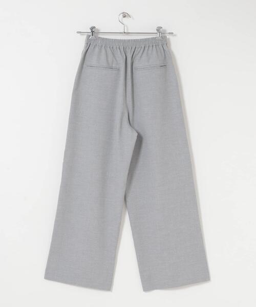 EKAL(エカル)の「ウールライクイージーワイドトラウザー(その他パンツ・レディース・チャコールグレー/ライトグレー・ONE)」の9枚目の写真