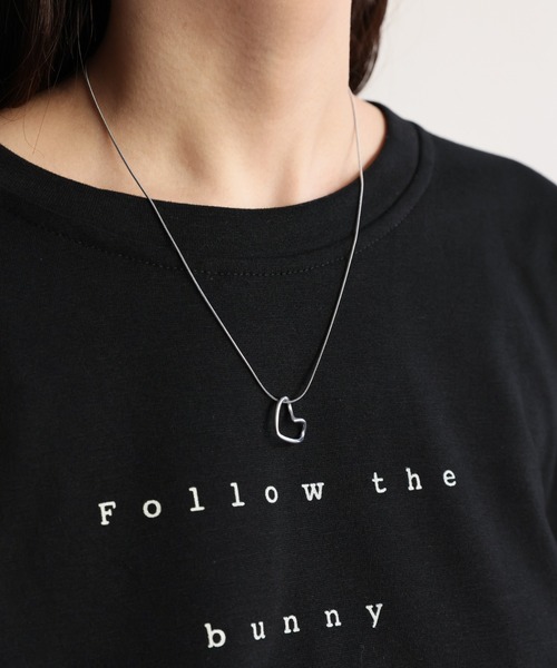 ap retro（アプレトロ）の「オープンハートネックレス（ネックレス・レディース・ゴールド/シルバー・FREE）」の4枚目の写真