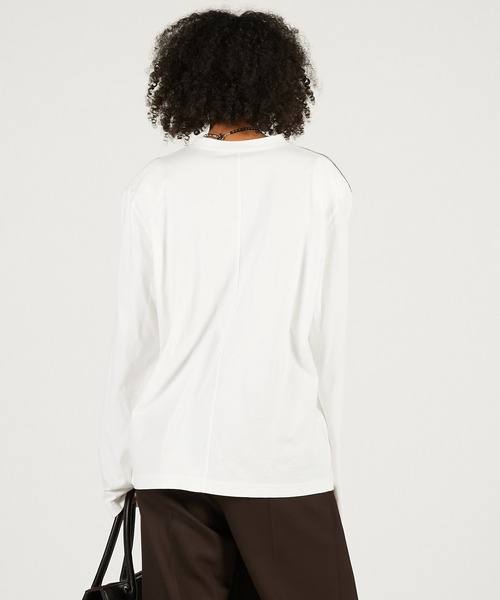 PRANK PROJECT（プランクプロジェクト）の「チュールビスチェプリントロンTEE / Tulle Bustier Print Long Tee（Tシャツ/カットソー・レディース・ホワイト・FREE）」の6枚目の写真