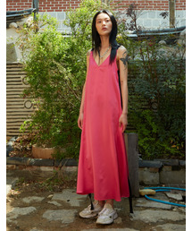 WARDOG（ワドッグ）の「Ribbon long dress fuchsia pink（ワンピース）」