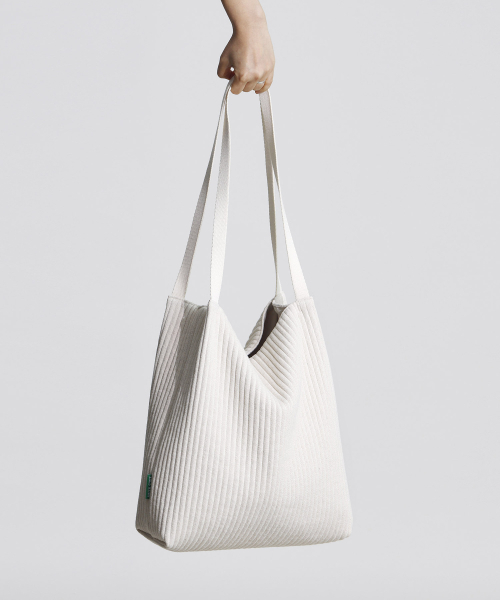 GREEN STUFF（グリーンスタッフ）の「boxy bag 53 - corduroy canvas ivory（トートバッグ・レディース・その他・FREE）」の8枚目の写真