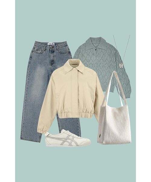 GREEN STUFF（グリーンスタッフ）の「boxy bag 53 - corduroy canvas ivory（トートバッグ・レディース・その他・FREE）」の7枚目の写真