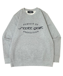 SCOTTGOLF（スコット ゴルフ）の「Signature Logo Heavyweight French Terry Relaxed Sweat [Melange Grey]（スウェット）」