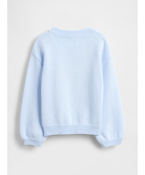 GAP（ギャップ）の「スヌーピー クルーネックセーター (幼児・ベビー)（ニット/セーター・キッズ・ブルー・70cm/80ｃｍ/90cm/95cm/100cm/105cm/110cm）」の3枚目の写真