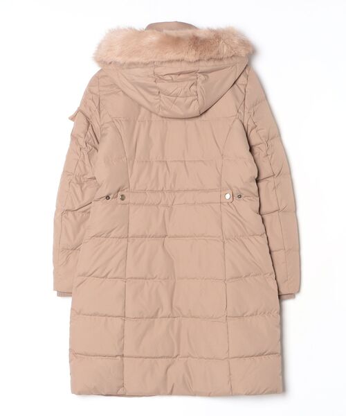 セール】フェイクファートリム フーデッド ダウン コート（ダウン