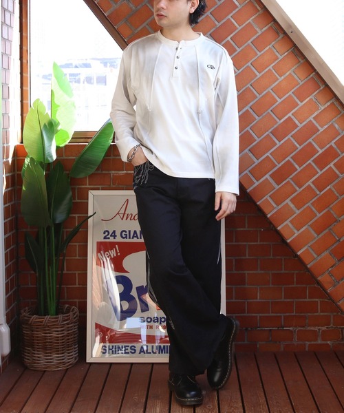 ８(eight)（エイト）の「刺繍カーブパンツ（デニムパンツ・メンズ・ブラック/ブラック系その他・MEDIUM/LARGE）」の8枚目の写真