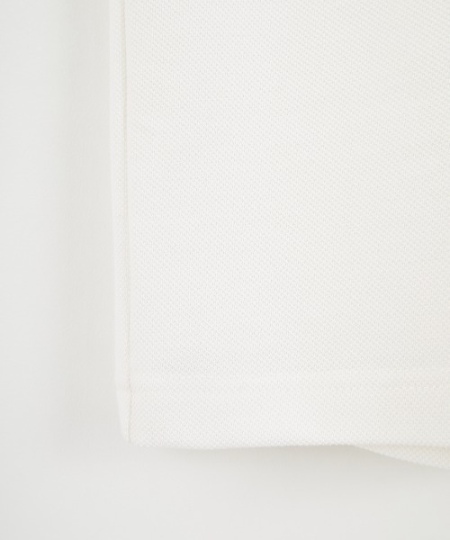 FRED PERRY（フレッドペリー）の「[FRED PERRY/フレッドペリー] 別注 ツインティップライン ワイドシルエット 鹿の子Tシャツ（Tシャツ/カットソー・レディース・ネイビー/オートミール/ブラック/ホワイト・L/M/S）」の7枚目の写真