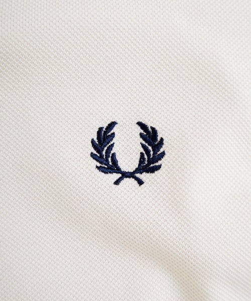 FRED PERRY（フレッドペリー）の「[FRED PERRY/フレッドペリー] 別注 ツインティップライン ワイドシルエット 鹿の子Tシャツ（Tシャツ/カットソー・レディース・ネイビー/オートミール/ブラック/ホワイト・L/M/S）」の8枚目の写真