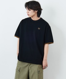 FRED PERRY（フレッドペリー）の「[FRED PERRY フレッドペリー] 別注 ツインティップライン ワイドシルエット 鹿の子Tシャツ（Tシャツ/カットソー）」