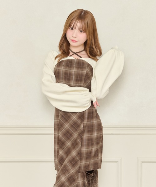 ショートニットボレロ（カーディガン/ボレロ）｜apres jour（アプレ