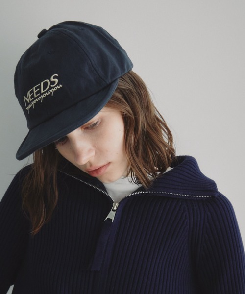 Auntie Rosa Holiday(アンティローザホリデー)の「NEEDSロゴキャップ(キャップ・レディース・ブラック/ライトブルー/ネイビー・FREE)」の3枚目の写真