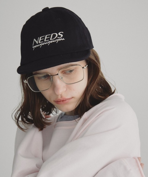 Auntie Rosa Holiday(アンティローザホリデー)の「NEEDSロゴキャップ(キャップ・レディース・ブラック/ライトブルー/ネイビー・FREE)」の2枚目の写真