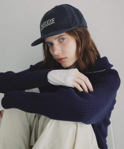 Auntie Rosa Holiday(アンティローザホリデー)の「NEEDSロゴキャップ(キャップ・レディース・ブラック/ライトブルー/ネイビー・FREE)」の11枚目の写真