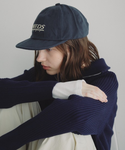 Auntie Rosa Holiday(アンティローザホリデー)の「NEEDSロゴキャップ(キャップ・レディース・ブラック/ライトブルー/ネイビー・FREE)」の12枚目の写真