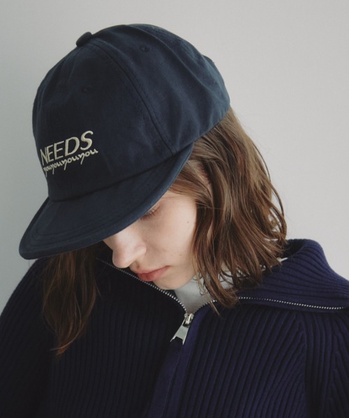 Auntie Rosa Holiday(アンティローザホリデー)の「NEEDSロゴキャップ(キャップ・レディース・ブラック/ライトブルー/ネイビー・FREE)」の13枚目の写真