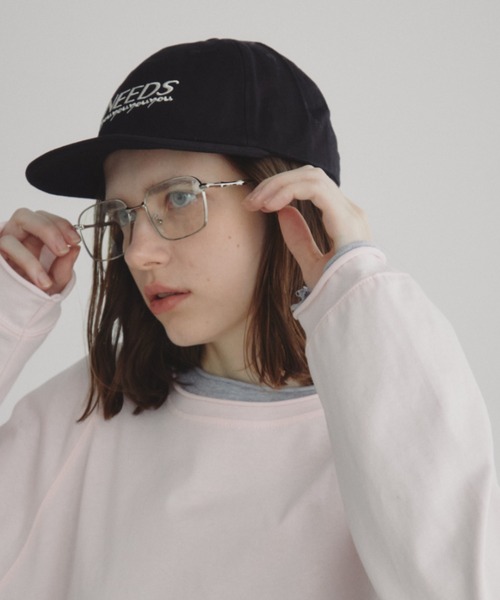 Auntie Rosa Holiday(アンティローザホリデー)の「NEEDSロゴキャップ(キャップ・レディース・ブラック/ライトブルー/ネイビー・FREE)」の6枚目の写真