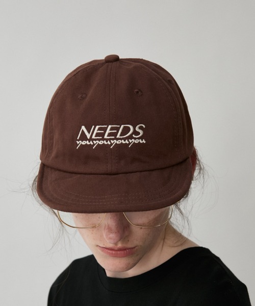 Auntie Rosa Holiday(アンティローザホリデー)の「NEEDSロゴキャップ(キャップ・レディース・ブラック/ライトブルー/ネイビー/ブラウン/グレー・FREE)」の17枚目の写真