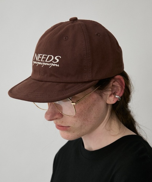 Auntie Rosa Holiday(アンティローザホリデー)の「NEEDSロゴキャップ(キャップ・レディース・ブラック/ライトブルー/ネイビー/ブラウン/グレー・FREE)」の19枚目の写真