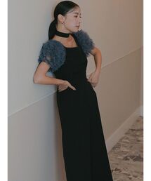 LAGUNAMOON | 【ソンイさんコラボ】LADYチュールショルダーパンツドレス(ドレス)