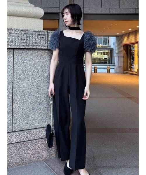 ラグナムーン　パンツドレス LAGUNAMOON（ラグナムーン） パンツドレス LADYチュールレース