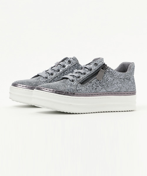 cava cava（サヴァサヴァ）の「◆cava cava（サヴァサヴァ）◆　厚底スニーカー  1550009（スニーカー・レディース・ブラック/ホワイト/ピンク/ガンメタ/ブロンズ/ゴールド/ベージュ・S/L/M/LL）」の7枚目の写真