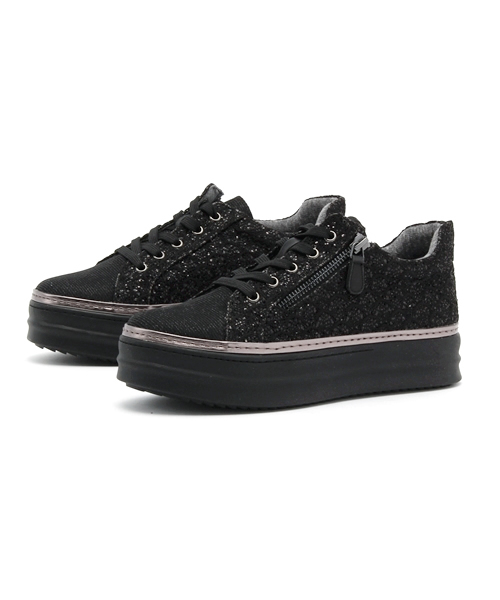 cava cava（サヴァサヴァ）の「◆cava cava（サヴァサヴァ）◆　厚底スニーカー  1550009（スニーカー・レディース・ブラック/ホワイト/ピンク/ガンメタ/ブロンズ/ゴールド/ベージュ・S/L/M/LL）」の17枚目の写真