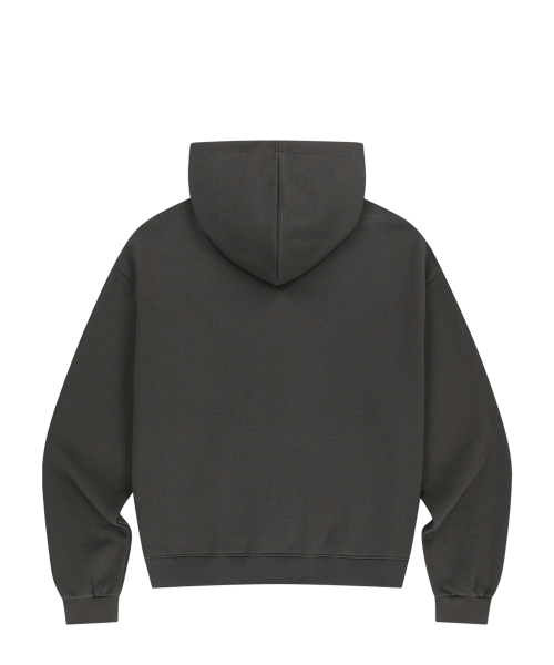 ILLIGO（イリゴ）の「129 ストライプ配色フードパーカー チャコール（パーカー・レディース・その他・OS）」の5枚目の写真