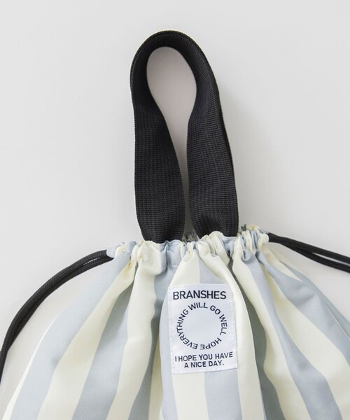 BRANSHES（ブランシェス）の「持ち手付き巾着（バックパック/リュック・キッズ・ブラック/ベージュ・FREE）」の12枚目の写真