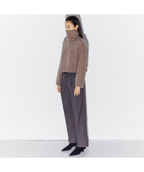 KIMDOH（キムド）の「WIDE PANTS CHARCOAL GRAY（スラックス・レディース・その他・FREE）」の2枚目の写真