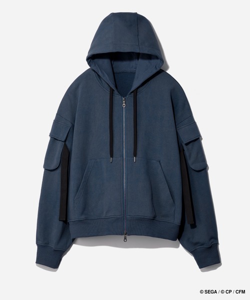 HARE(ハレ)の「プロジェクトセカイ×HARE ダブルポケットコードZIPパーカー(パーカー・レディース・オレンジ系その他/ピンク系その他/レッド系その他/グリーン系その他/グリーン系その他2/ブルー系その他・SMALL/MEDIUM)」の4枚目の写真