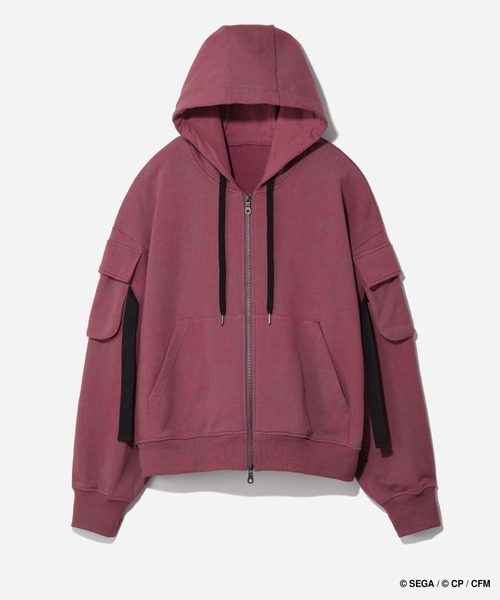 HARE(ハレ)の「プロジェクトセカイ×HARE ダブルポケットコードZIPパーカー(パーカー・レディース・オレンジ系その他/ピンク系その他/レッド系その他/グリーン系その他/グリーン系その他2/ブルー系その他・SMALL/MEDIUM)」の5枚目の写真