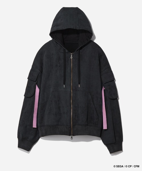 HARE(ハレ)の「プロジェクトセカイ×HARE ダブルポケットコードZIPパーカー(パーカー・レディース・オレンジ系その他/ピンク系その他/レッド系その他/グリーン系その他/グリーン系その他2/ブルー系その他・SMALL/MEDIUM)」の6枚目の写真