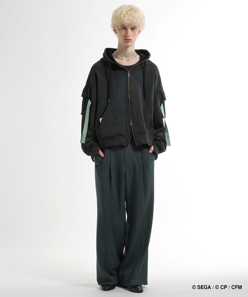 HARE(ハレ)の「プロジェクトセカイ×HARE ダブルポケットコードZIPパーカー(パーカー・レディース・オレンジ系その他/ピンク系その他/レッド系その他/グリーン系その他/グリーン系その他2/ブルー系その他・SMALL/MEDIUM)」の16枚目の写真