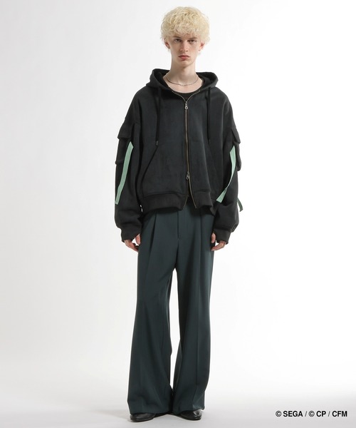 HARE(ハレ)の「プロジェクトセカイ×HARE ダブルポケットコードZIPパーカー(パーカー・レディース・オレンジ系その他/ピンク系その他/レッド系その他/グリーン系その他/グリーン系その他2/ブルー系その他・SMALL/MEDIUM)」の17枚目の写真