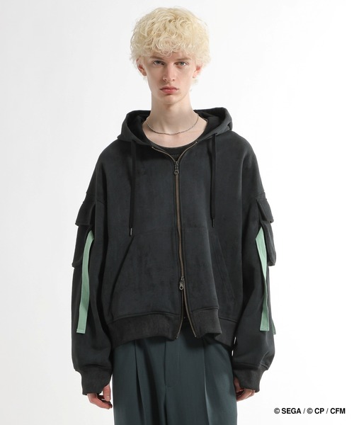 HARE(ハレ)の「プロジェクトセカイ×HARE ダブルポケットコードZIPパーカー(パーカー・レディース・オレンジ系その他/ピンク系その他/レッド系その他/グリーン系その他/グリーン系その他2/ブルー系その他・SMALL/MEDIUM)」の19枚目の写真