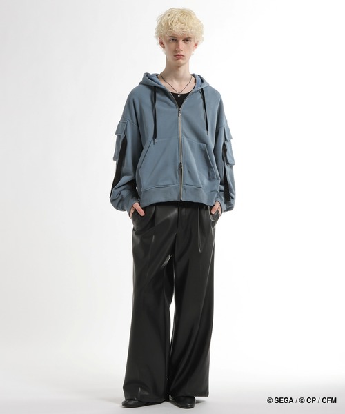 HARE(ハレ)の「プロジェクトセカイ×HARE ダブルポケットコードZIPパーカー(パーカー・レディース・オレンジ系その他/ピンク系その他/レッド系その他/グリーン系その他/グリーン系その他2/ブルー系その他・SMALL/MEDIUM)」の10枚目の写真