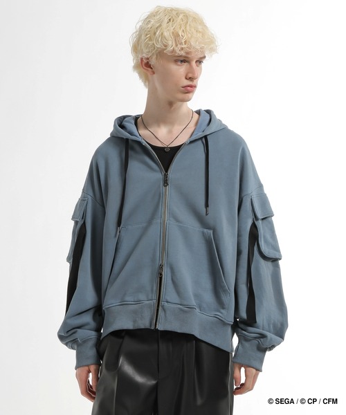 HARE(ハレ)の「プロジェクトセカイ×HARE ダブルポケットコードZIPパーカー(パーカー・レディース・オレンジ系その他/ピンク系その他/レッド系その他/グリーン系その他/グリーン系その他2/ブルー系その他・SMALL/MEDIUM)」の14枚目の写真