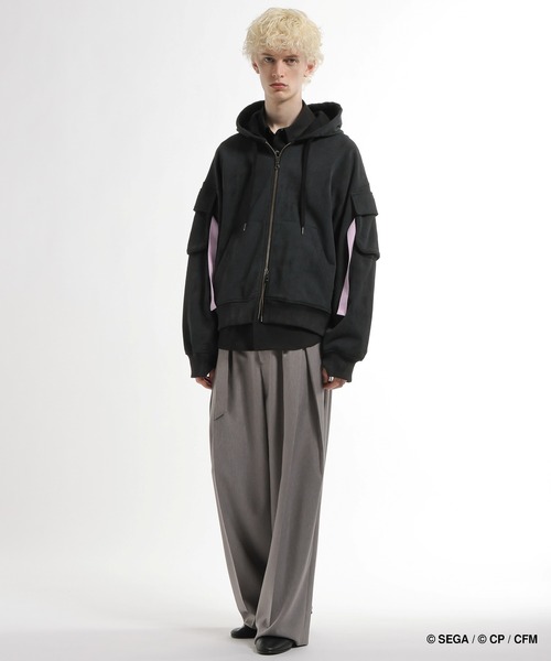 プロジェクトセカイ×HARE ダブルポケットコードZIPパーカー（パーカー