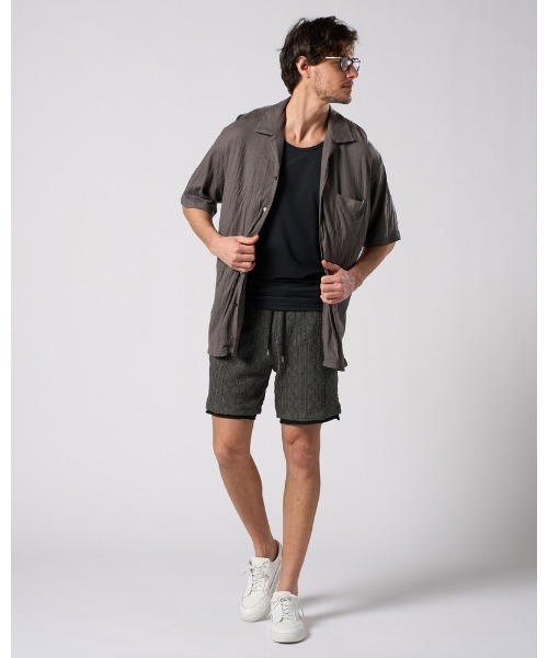 wjk(ダヴルジェイケイ)の「cool tank top(タンクトップ・メンズ・チャコールグレー/ブラック/ホワイト・SMALL/MEDIUM/LARGE/X-LARGE)」の16枚目の写真