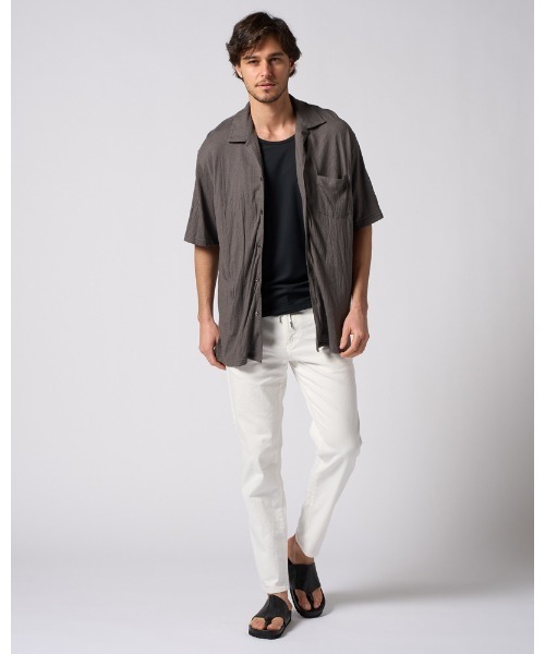 wjk(ダヴルジェイケイ)の「cool tank top(タンクトップ・メンズ・チャコールグレー/ブラック/ホワイト・SMALL/MEDIUM/LARGE/X-LARGE)」の19枚目の写真