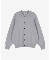 MERGO（メルゴ）の「セージラウンドネックカーディガン [メランジグレー]（カーディガン/ボレロ）」