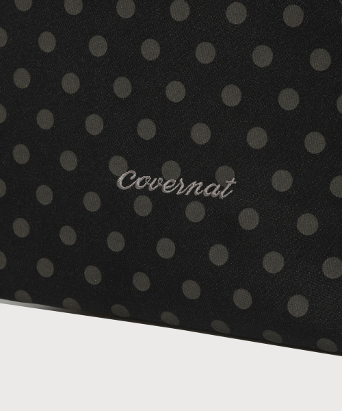 COVERNAT WOMAN(カバーナットウーマン)の「クローバーハートシェアリングリボンエコバッグ ブラックドット(エコバッグ/サブバッグ・レディース・その他・FREE)」の4枚目の写真