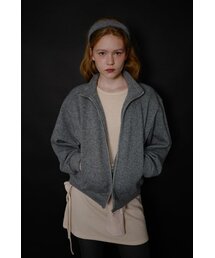 PREVOIR（プレヴォア）の「ウールハーフジップニットシャツ（ニット/セーター）」