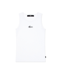 WM STAR LOGO SLEEVELESS TOP white
