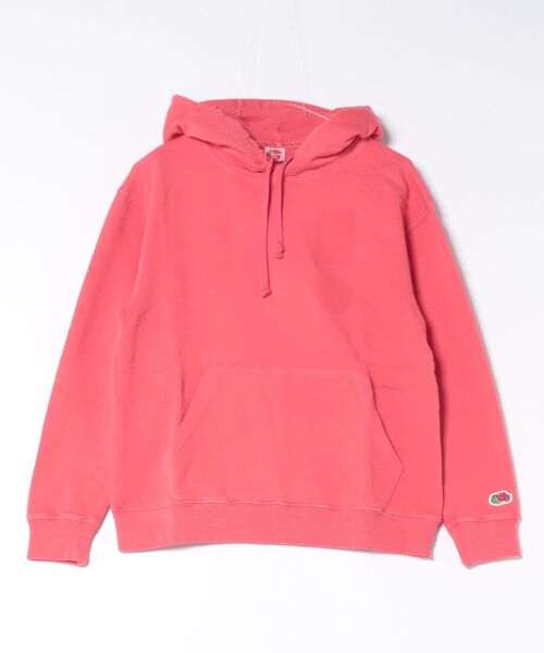 FRUIT OF THE LOOM(フルーツオブザルーム)の「【ST】【FRUIT OF THE LOOM】 製品染めプルオーバーパーカー(パーカー・レディース・レッド/イエロー/パープル/ミント/グリーン・X-LARGE/LARGE/MEDIUM/SMALL)」の1枚目の写真