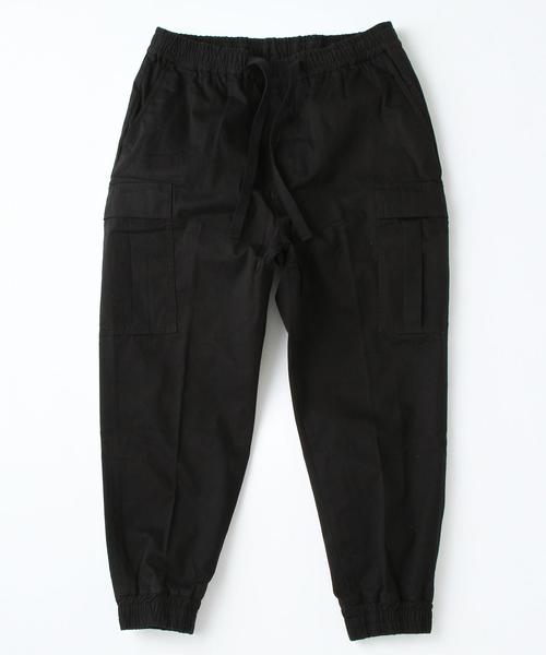 MONKEY TIME(モンキータイム)の「<monkey time> ∴ヘリンボーン カーゴ ドロップ ジョガーパンツ◆(カーゴパンツ・メンズ・ブラック/オリーブ・MEDIUM/SMALL/X-LARGE/LARGE)」の3枚目の写真