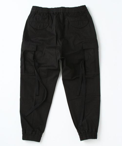 MONKEY TIME(モンキータイム)の「<monkey time> ∴ヘリンボーン カーゴ ドロップ ジョガーパンツ◆(カーゴパンツ・メンズ・ブラック/オリーブ・MEDIUM/SMALL/X-LARGE/LARGE)」の4枚目の写真