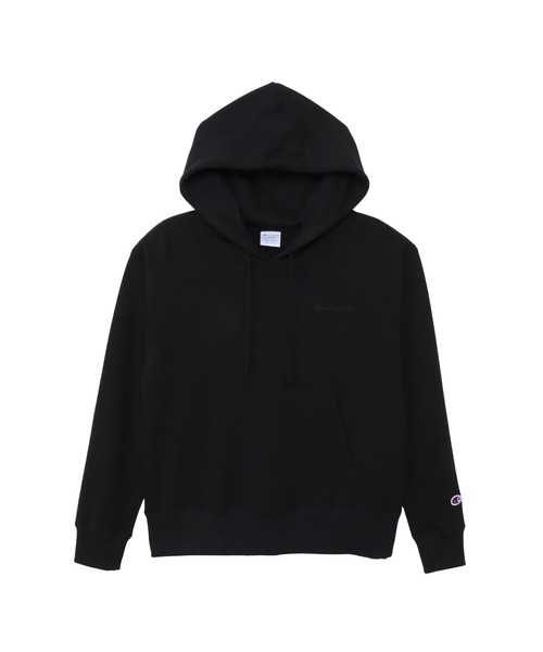 Champion(チャンピオン)の「【Champion/チャンピオン】レディース フーデッドスウェットシャツ(パーカー・レディース・レッド系その他3/ネイビー/オリーブ/ブラック/アッシュグレー/オフホワイト・X-LARGE/LARGE/MEDIUM/SMALL)」の3枚目の写真